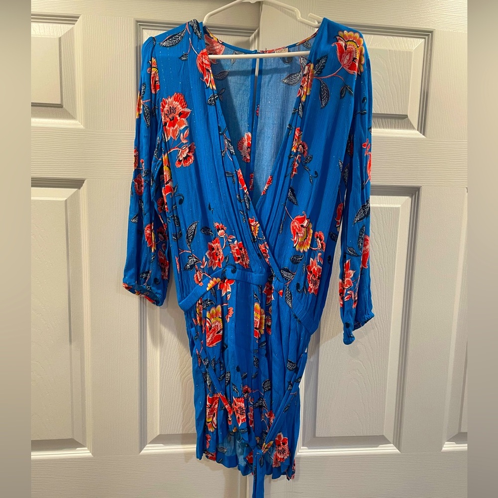 LOFT floral romper size S